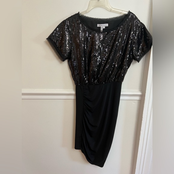 BCBG Generation Asymmetric Sequin Cocktail Dress Size Small - Picture 13 of 15